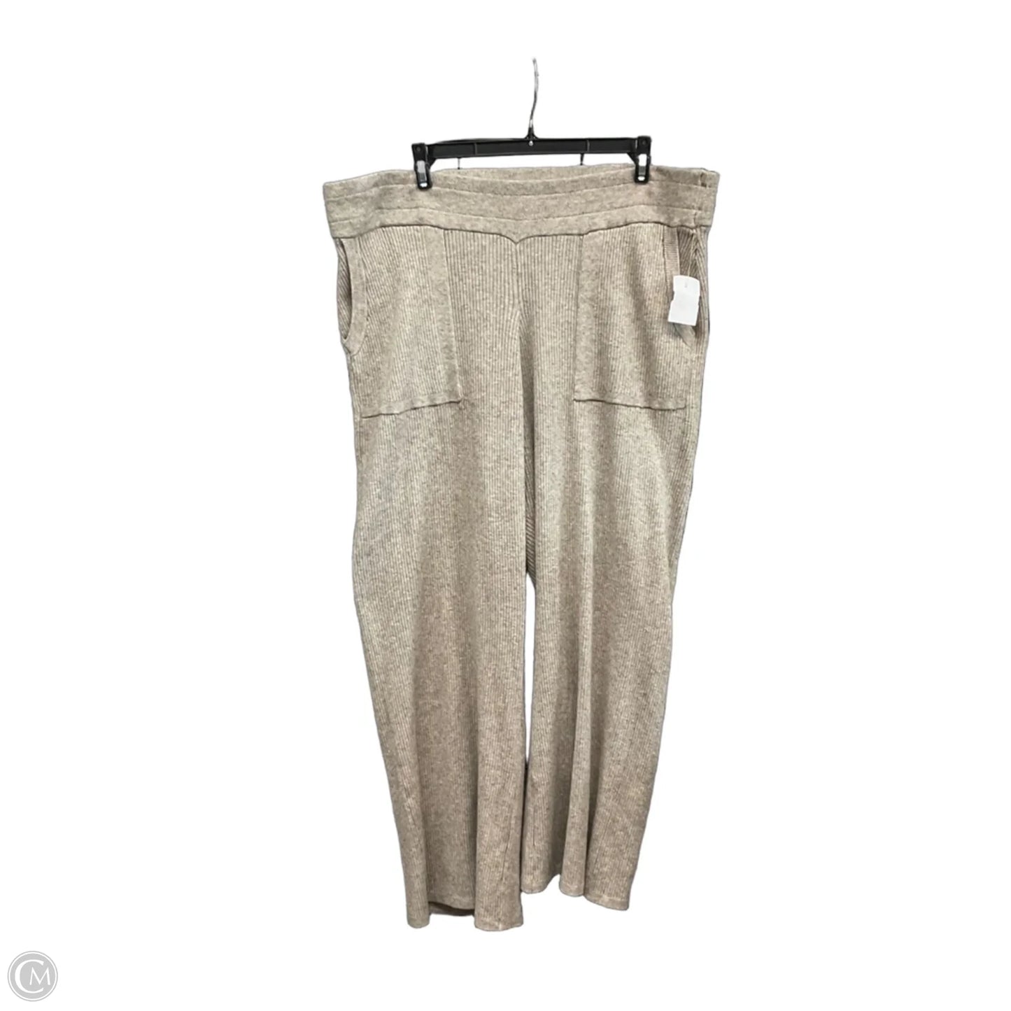 Pants Lounge By Lane Bryant In Beige, Size: 18