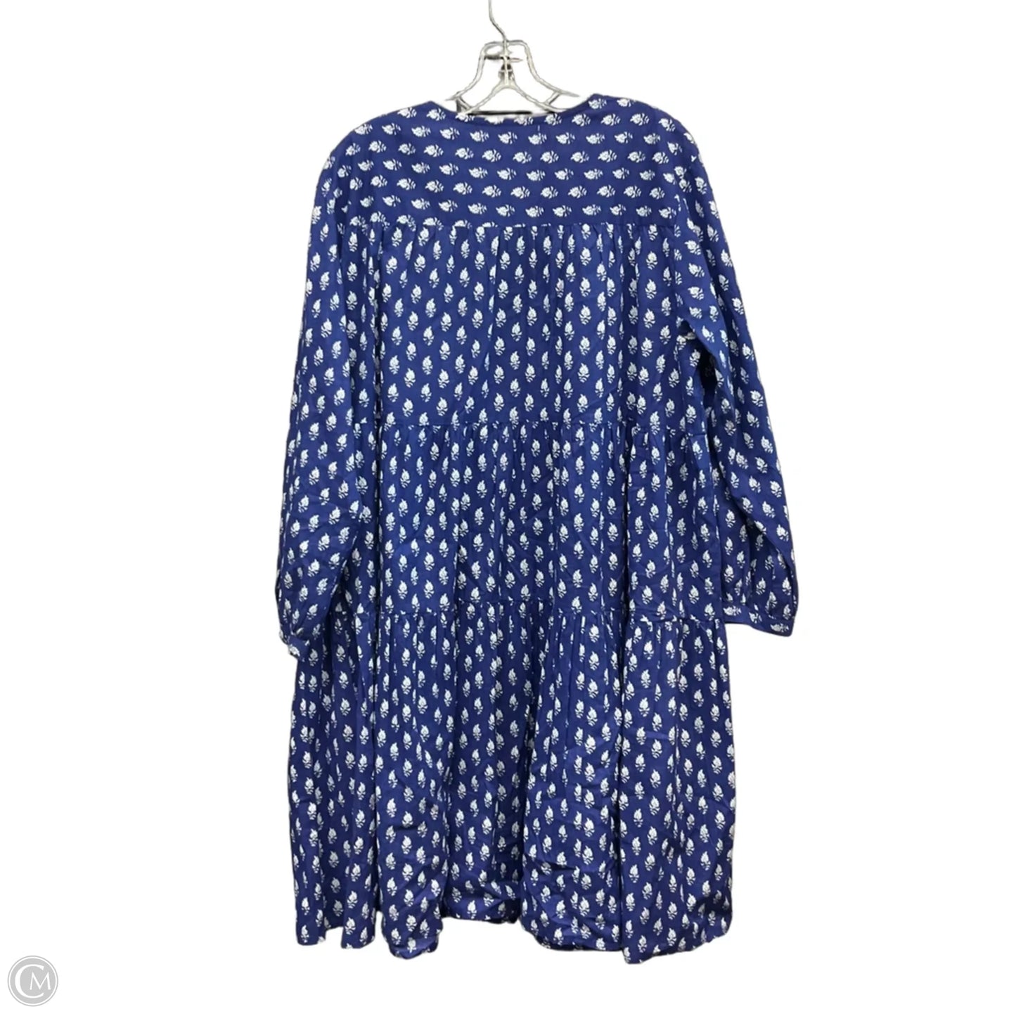 Dress Casual Midi By Dolma In Blue, Size: Xl