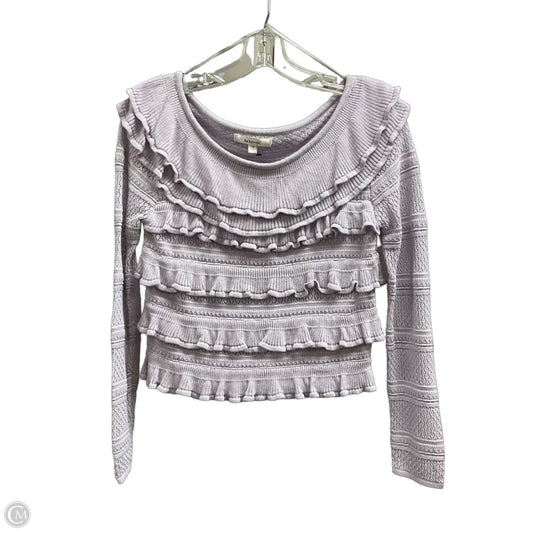 Top Long Sleeve By Lalavon In Purple, Size: M