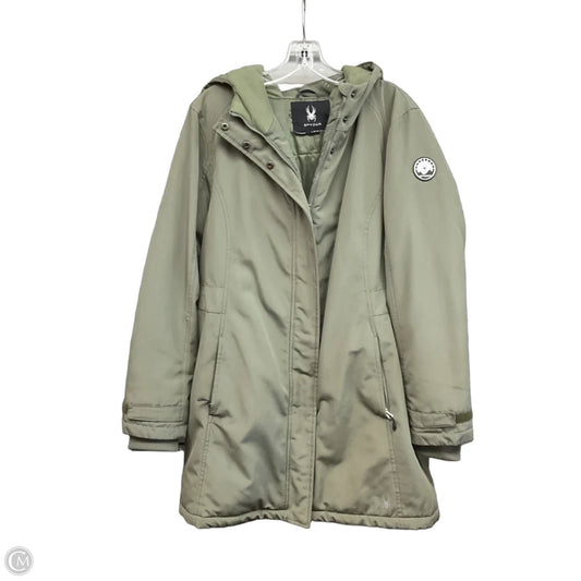 Coat Parka By Spyder In Green, Size: L