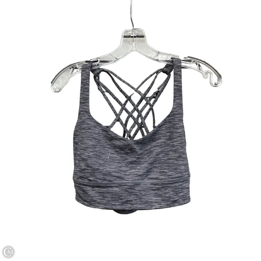 Athletic Bra By Lululemon In Striped Pattern, Size: 12