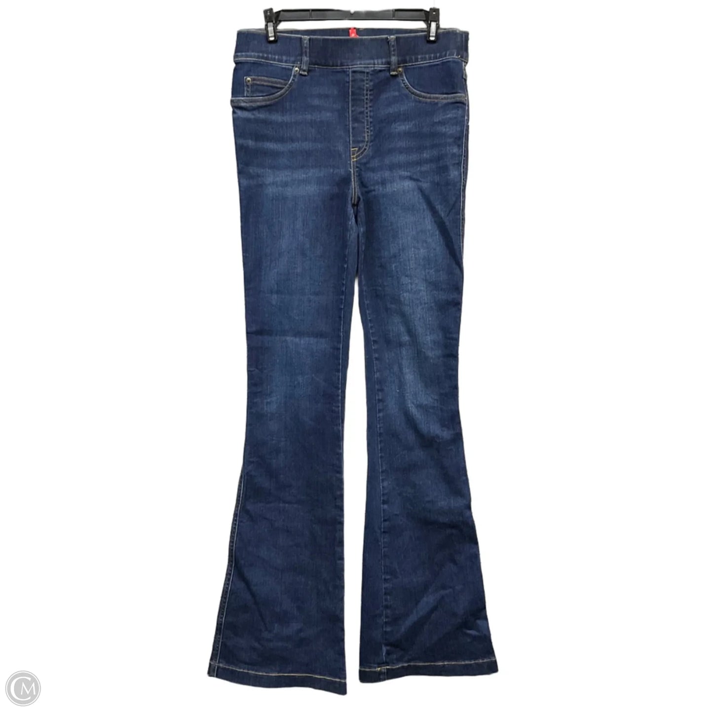 Jeans Flared By Spanx In Blue Denim, Size: M
