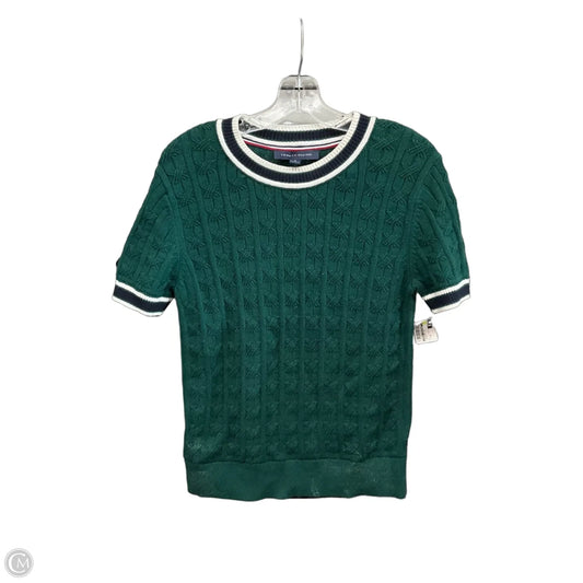 Sweater Short Sleeve By Tommy Hilfiger In Green, Size: M