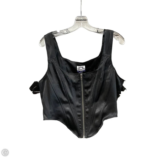Top Sleeveless By Future Collective In Black, Size: 16