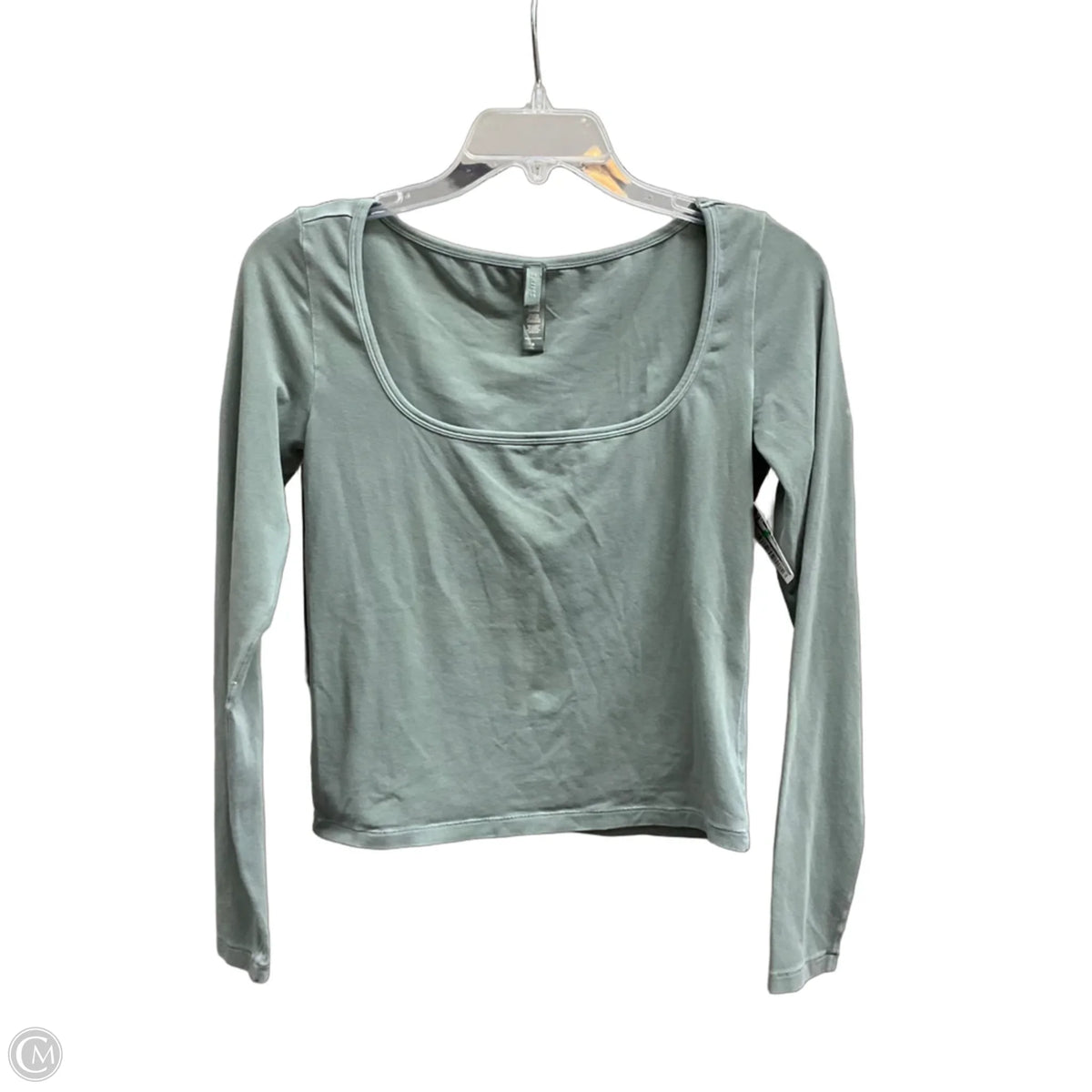 Top Long Sleeve Basic By Skims In Green, Size: M