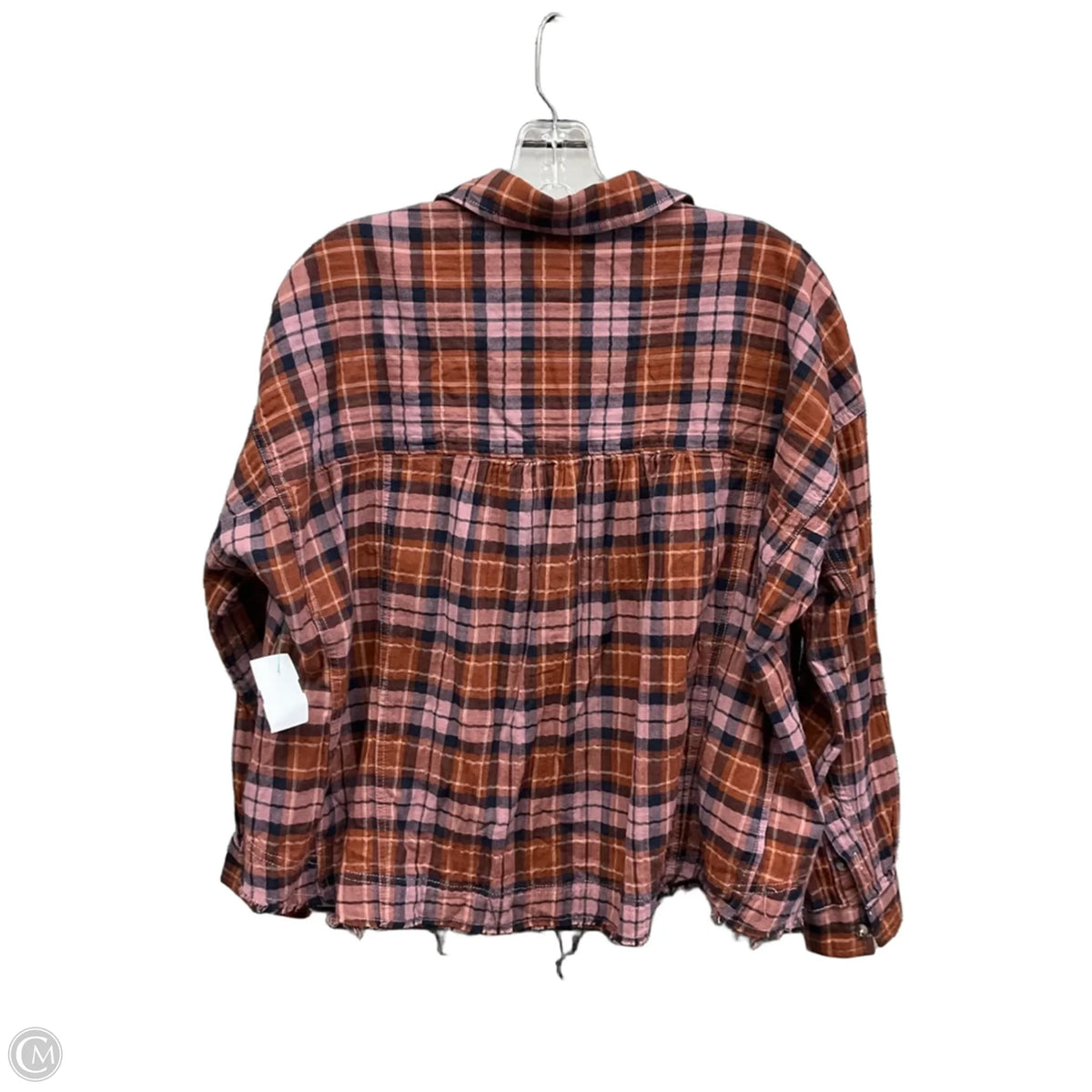Top Long Sleeve By Pilcro In Plaid Pattern, Size: S