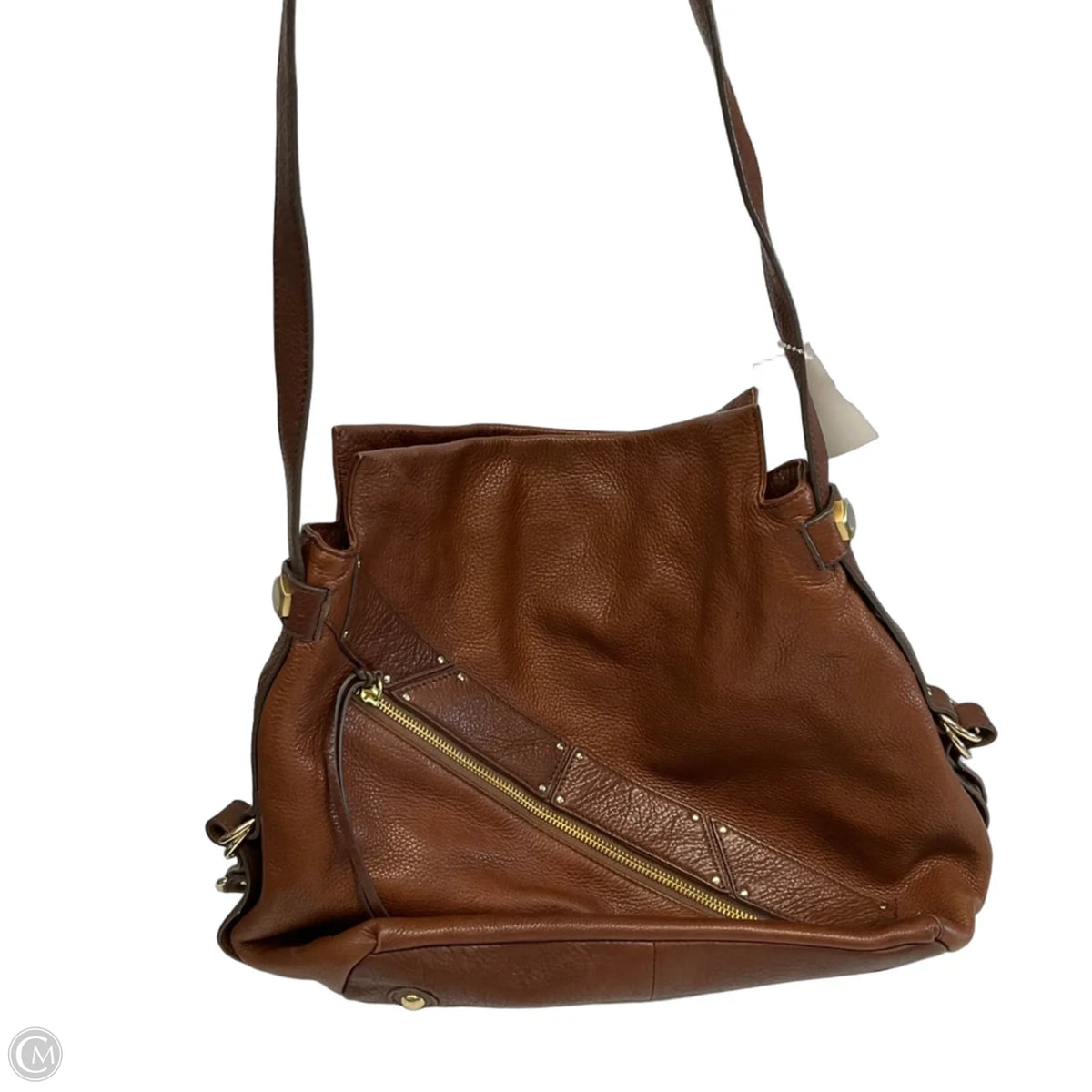 Handbag Leather By Hayden Harnett, Size: Medium