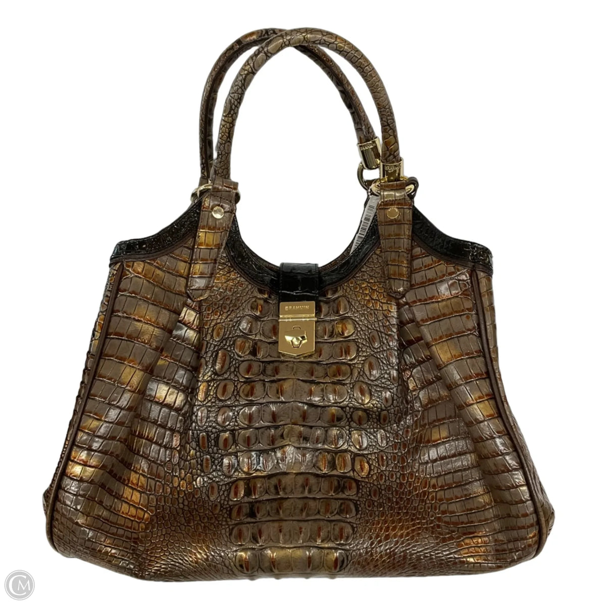 Handbag Designer By Brahmin, Size: Medium