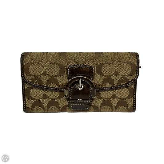 Wallet Designer By Coach, Size: Large