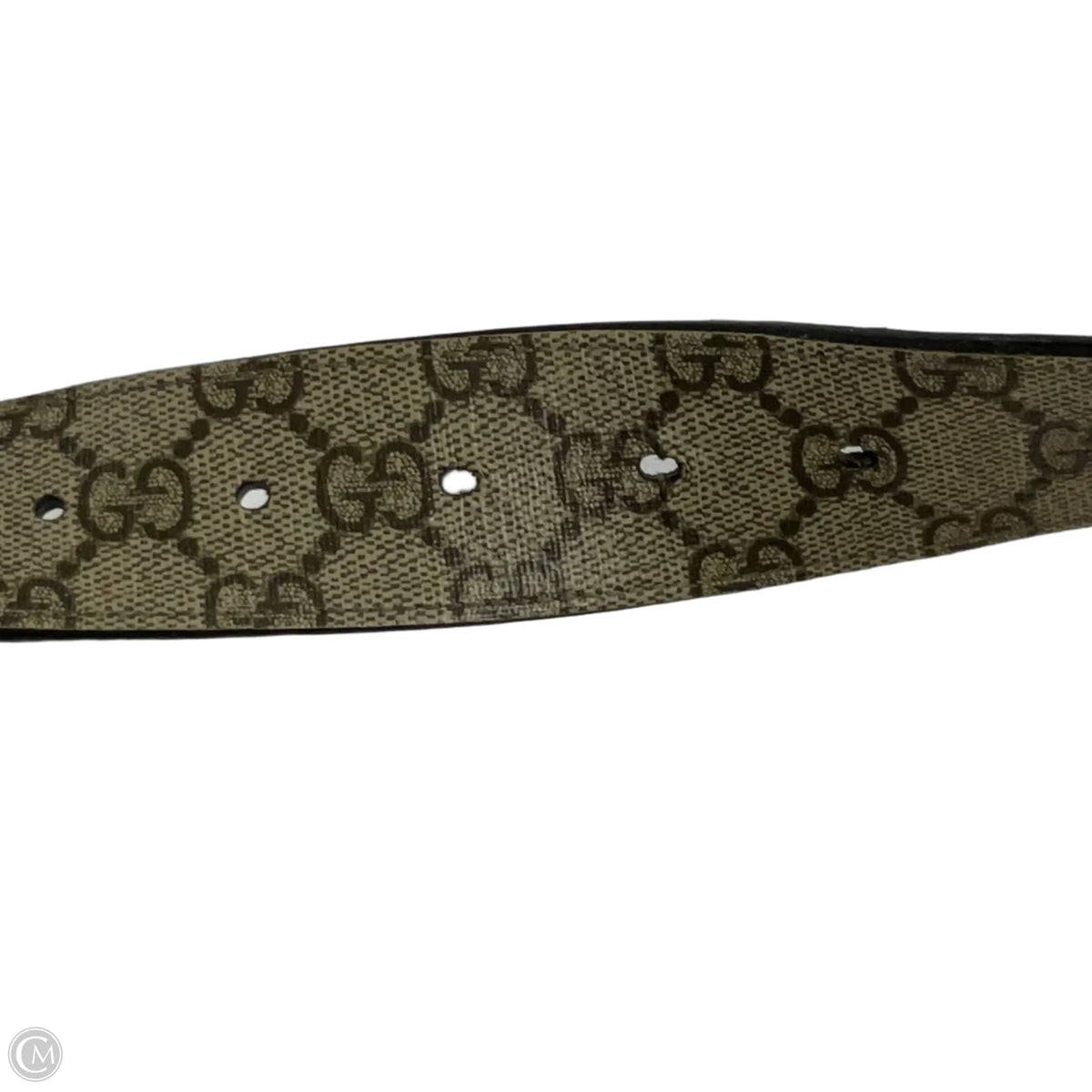 Reversible Belt Luxury Designer By Gucci, Size: Medium