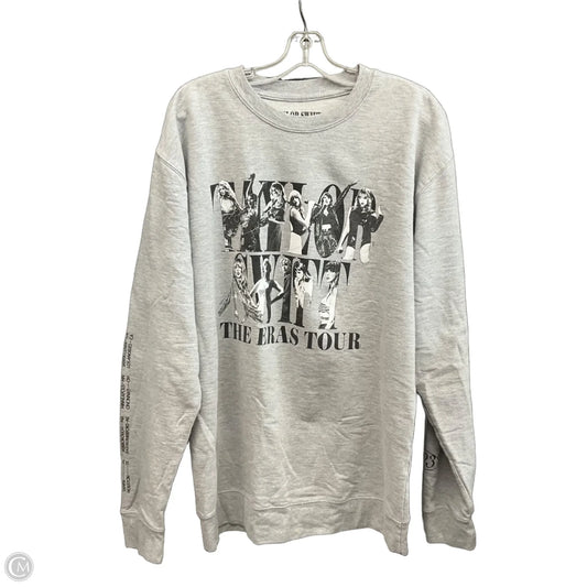 Sweatshirt Crewneck By Clothes Mentor In Grey, Size: Xl
