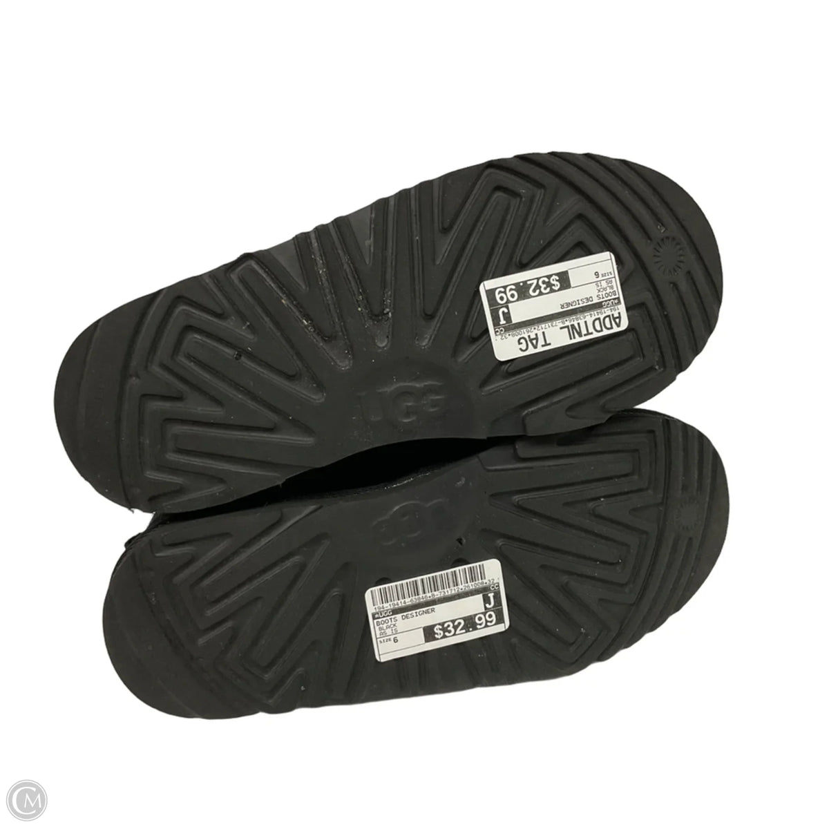 Boots Designer By Ugg In Black, Size: 6