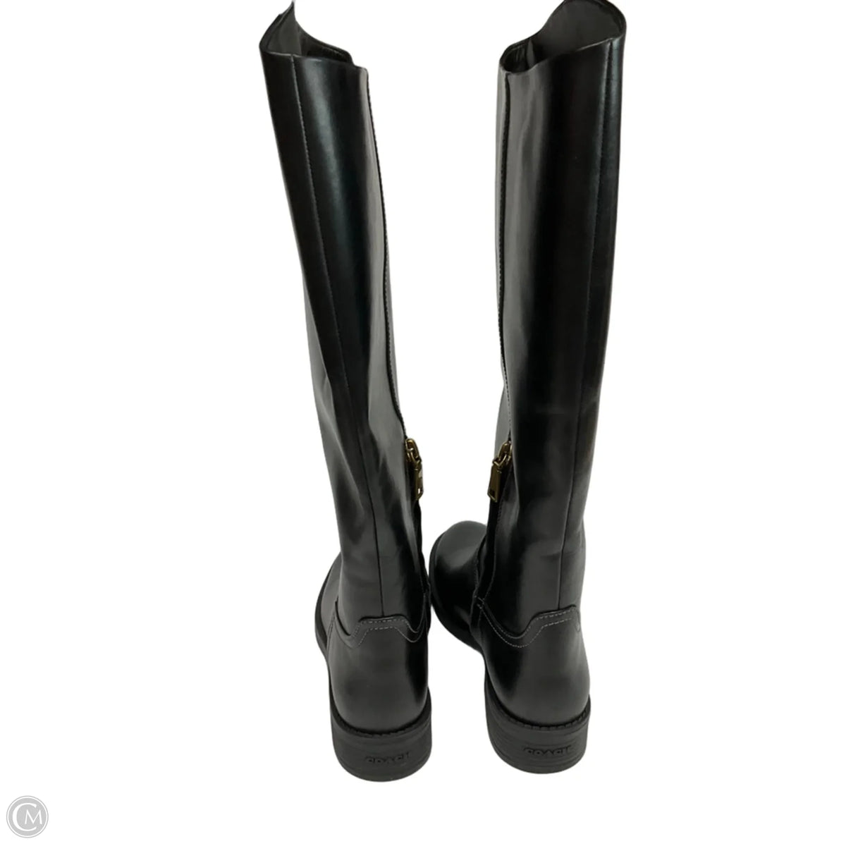 Boots Designer By Coach In Black, Size: 6.5