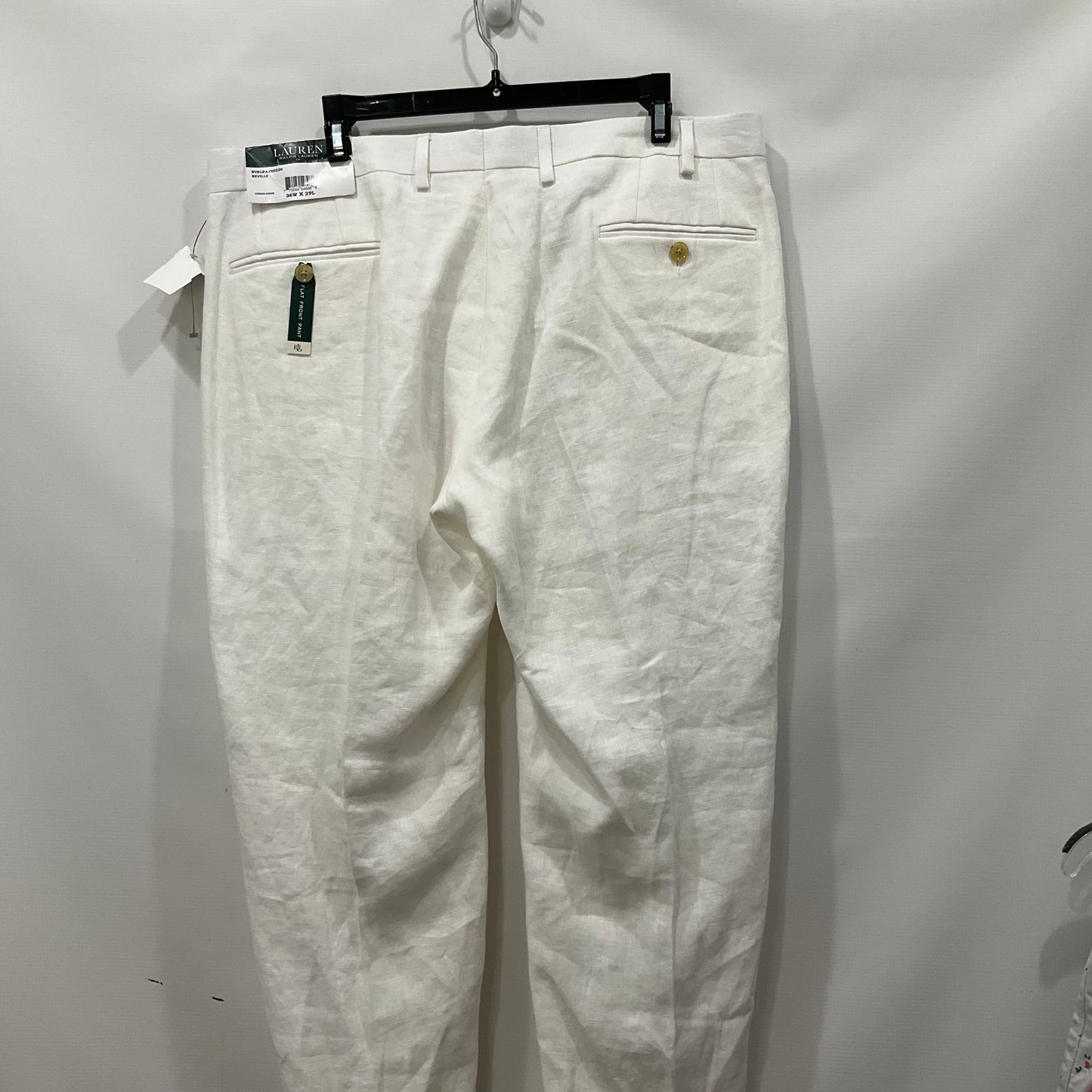 White Pants Work/dress Lauren By Ralph Lauren, Size 18