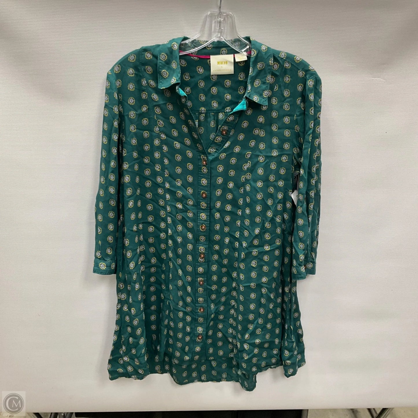 Tunic Long Sleeve By Maeve In Green, Size: S