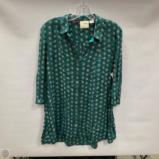 Tunic Long Sleeve By Maeve In Green, Size: S