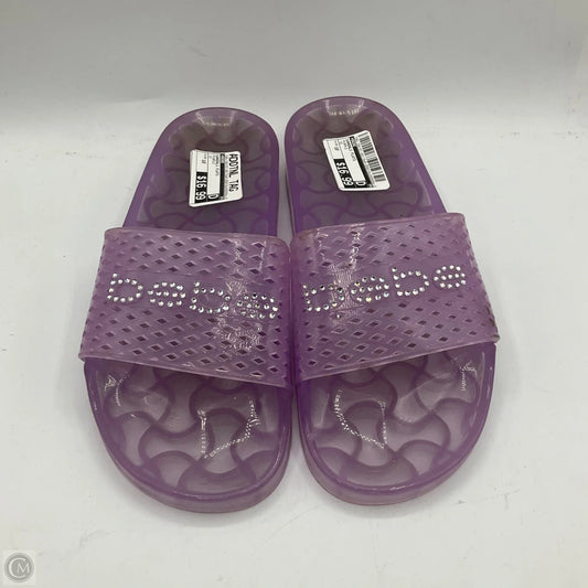 Sandals Flats By Bebe In Purple, Size: 10