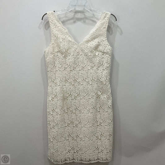 Dress Casual Short By Ann Taylor In White, Size: 8