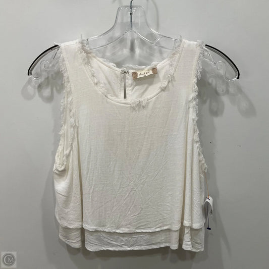 Top Sleeveless By Altard State In White, Size: M