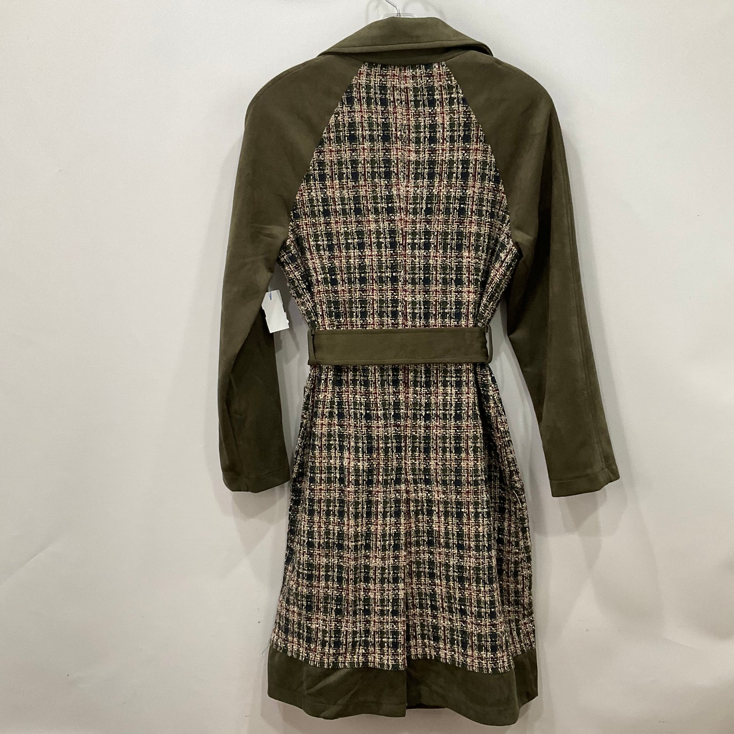 Coat Trench Coat By Alice Blue In Green, Size: S