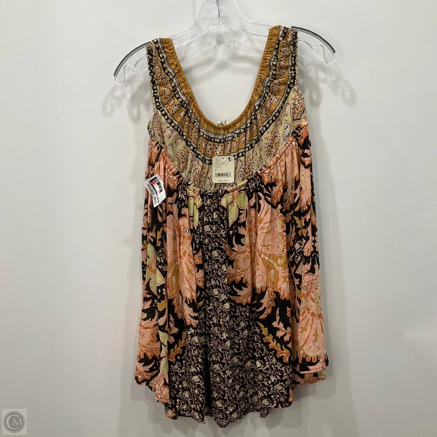 Top Short Sleeve By Free People In Multi-colored, Size: S