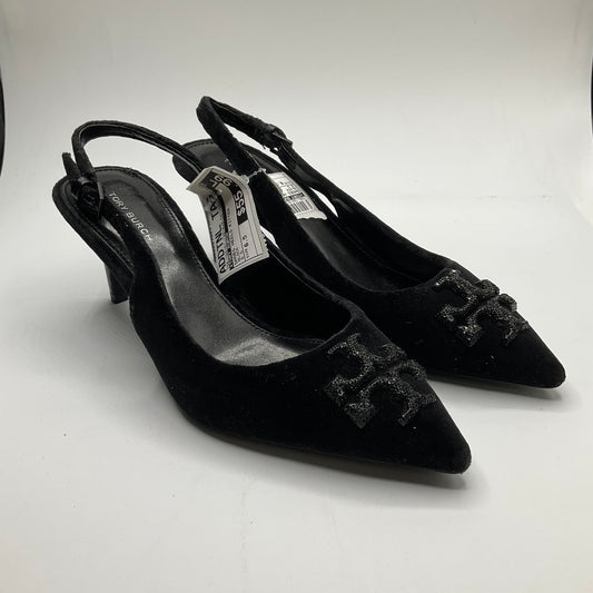 Shoes Heels Kitten By Tory Burch In Black, Size: 6.5