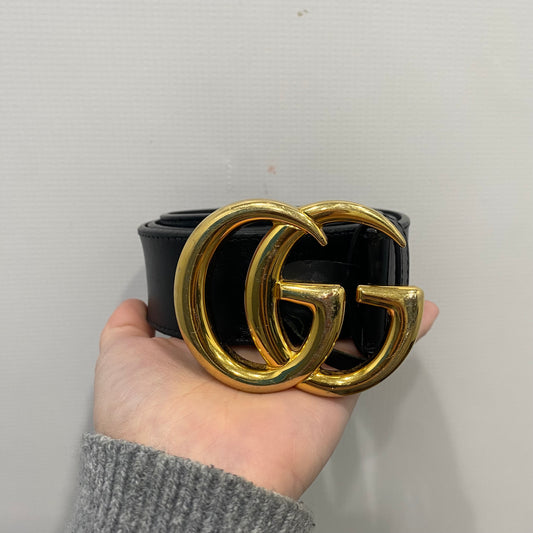 Belt Luxury Designer By Gucci, Size: Medium