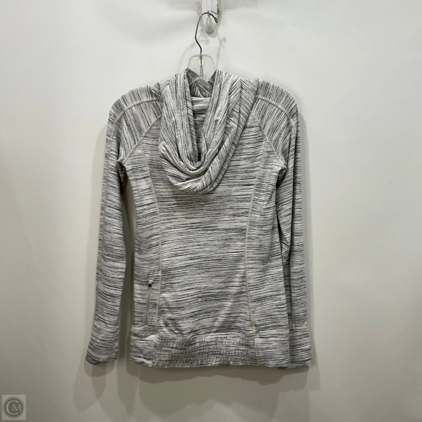 Sweatshirt Hoodie By Lululemon In Grey, Size: 4
