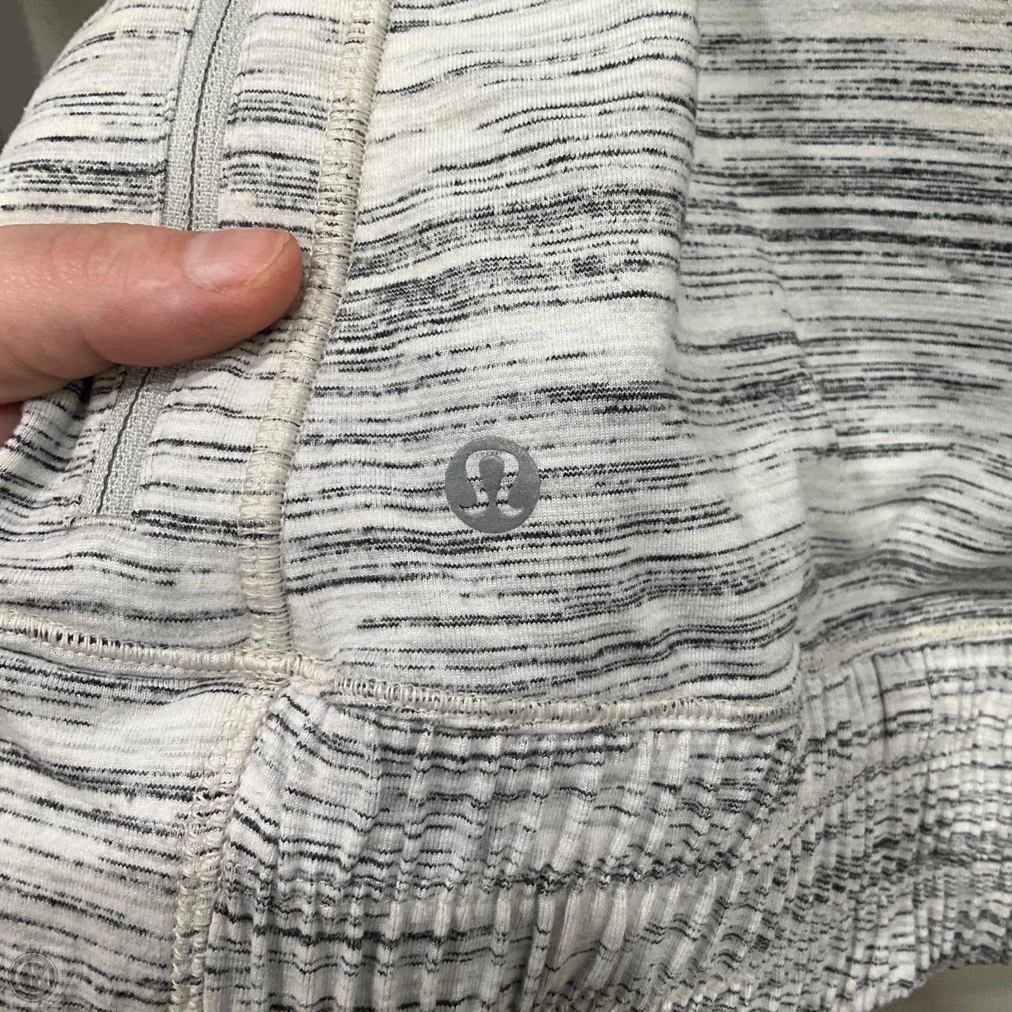 Sweatshirt Hoodie By Lululemon In Grey, Size: 4