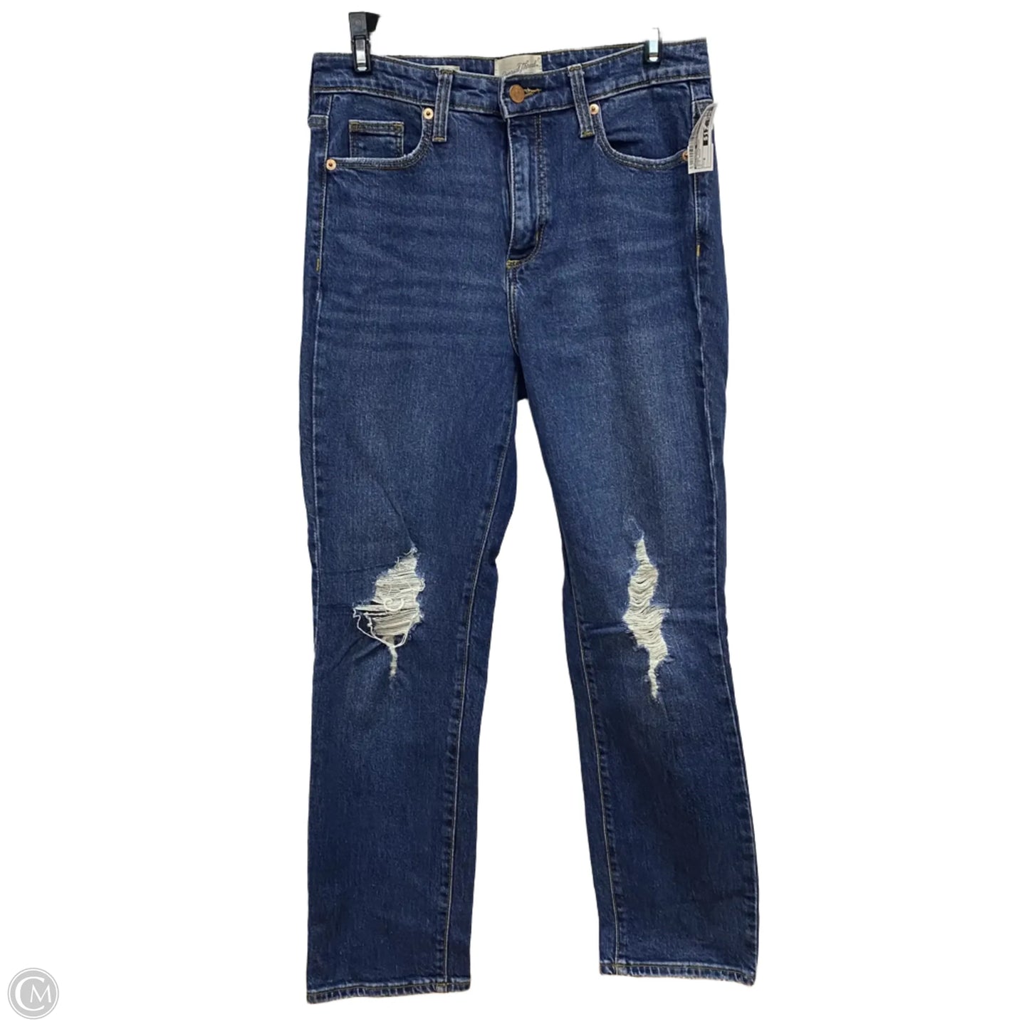 Jeans Straight By Universal Thread In Blue Denim, Size: 6