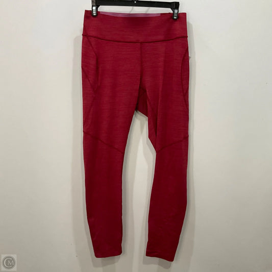 Athletic Leggings By Outdoor Voices In Red, Size: M