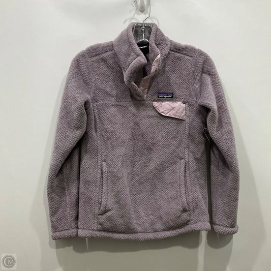Sweatshirt Collar By Patagonia In Purple, Size: Xs