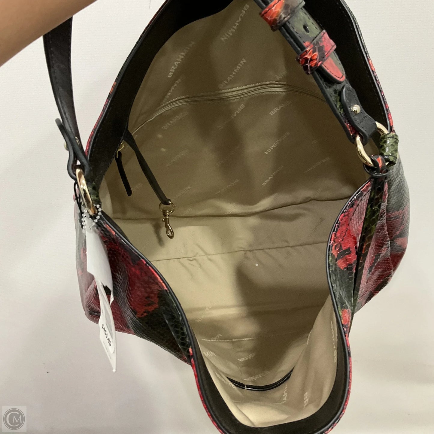 Handbag Designer By Brahmin, Size: Medium