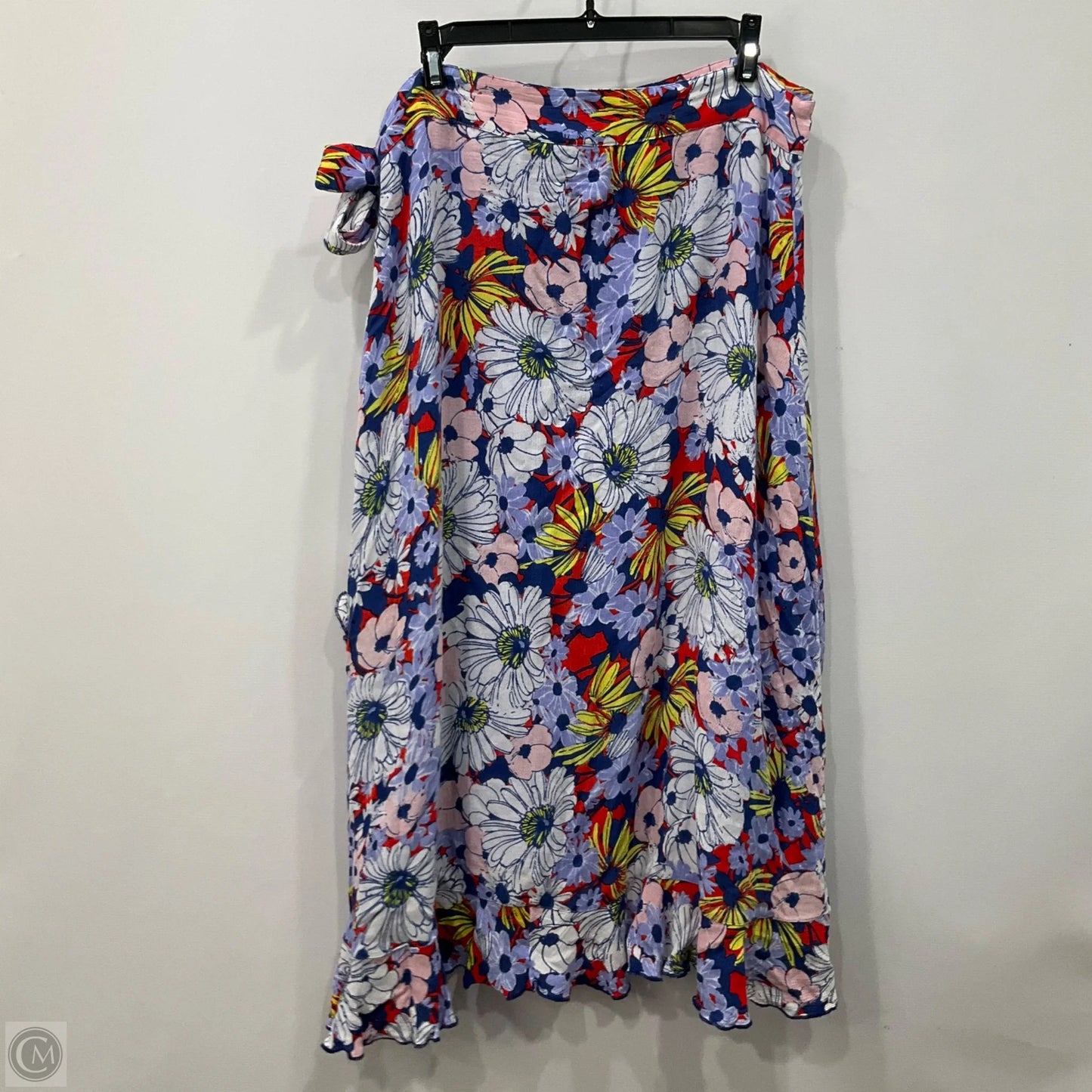 Skirt Midi By Maeve In Floral Print, Size: L
