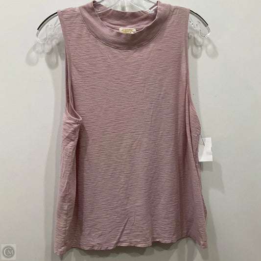 Top Sleeveless Basic By Nation In Mauve, Size: L