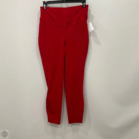 Athletic Leggings By Lululemon In Red, Size: 8
