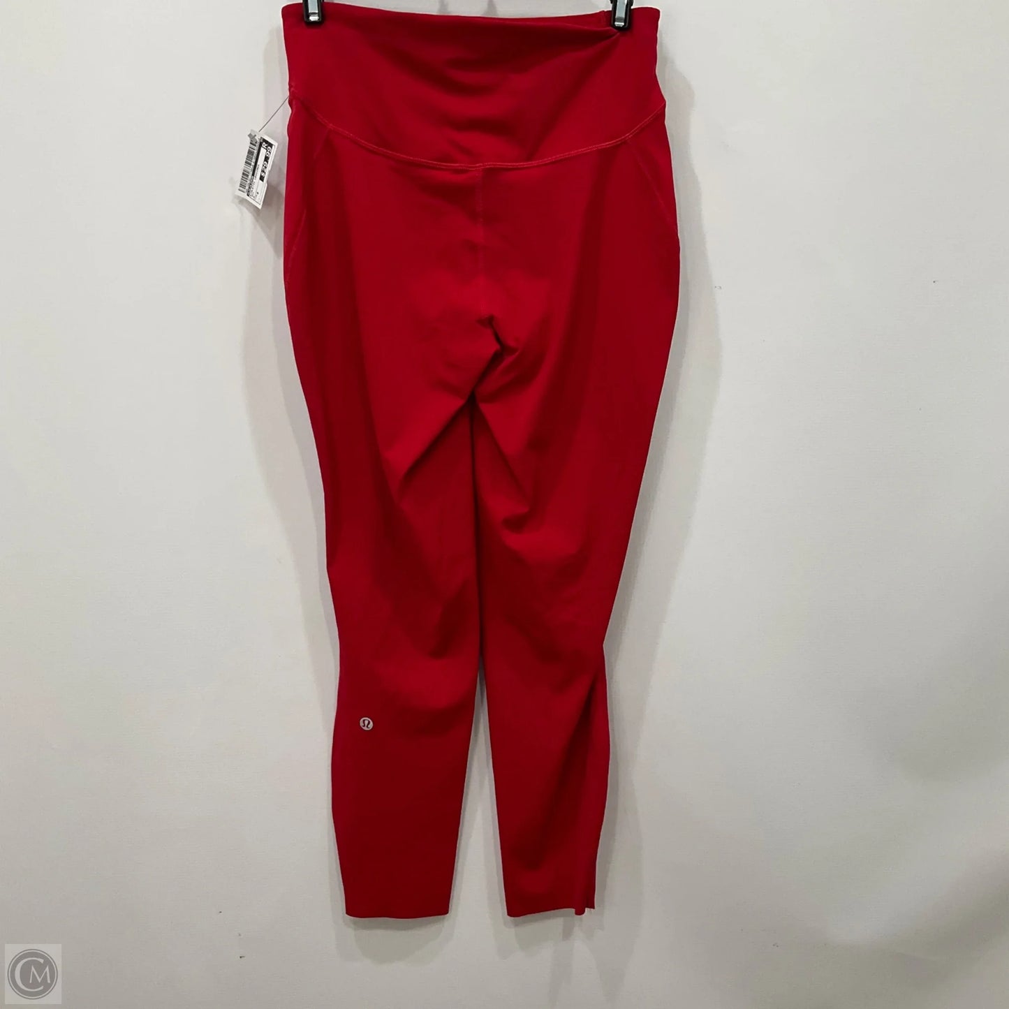 Athletic Leggings By Lululemon In Red, Size: 8