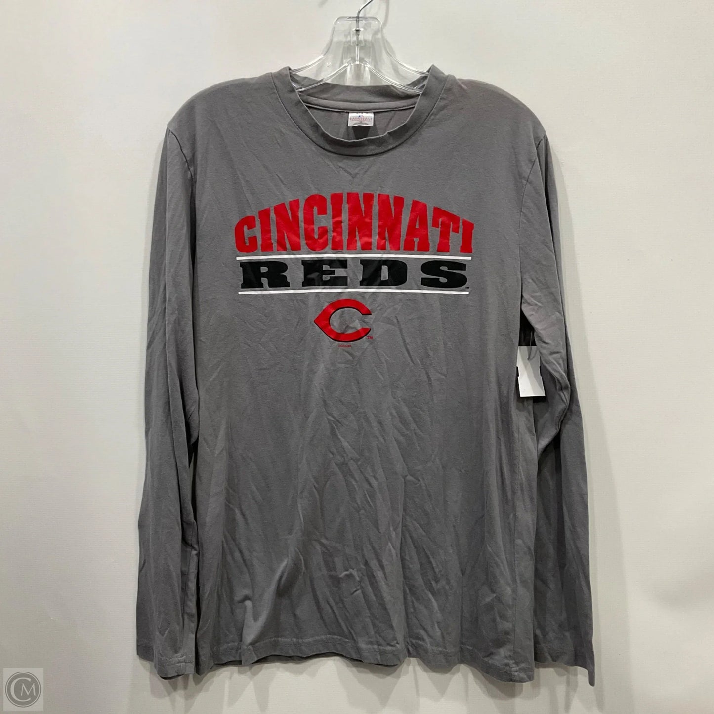 Top Long Sleeve By Clothes Mentor In Grey, Size: M