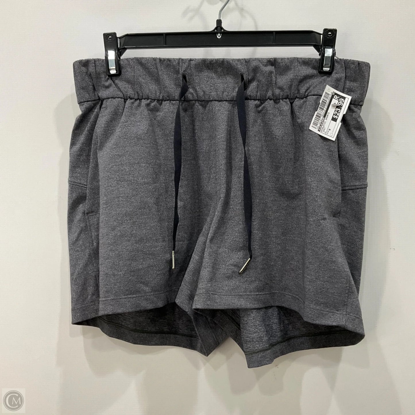 Athletic Shorts By Lululemon In Grey, Size: 6