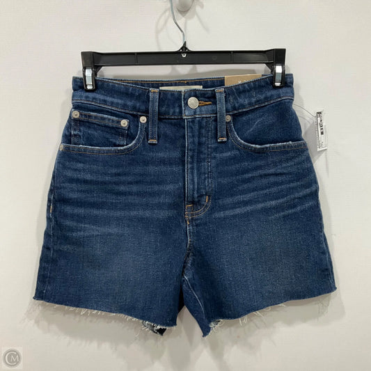 Shorts By Madewell In Blue Denim, Size: 0