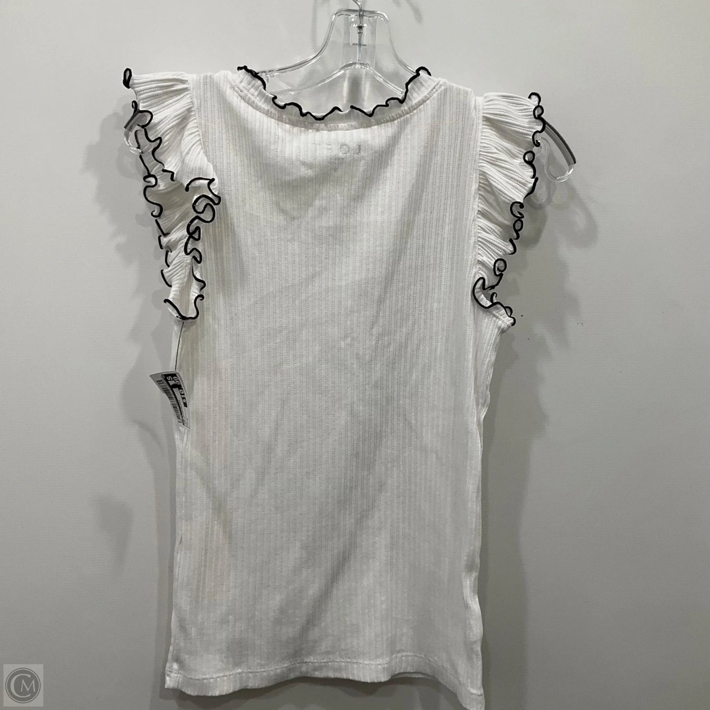 Top Sleeveless By Loft In White, Size: S