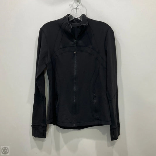 Athletic Jacket By Lululemon In Black, Size: 4
