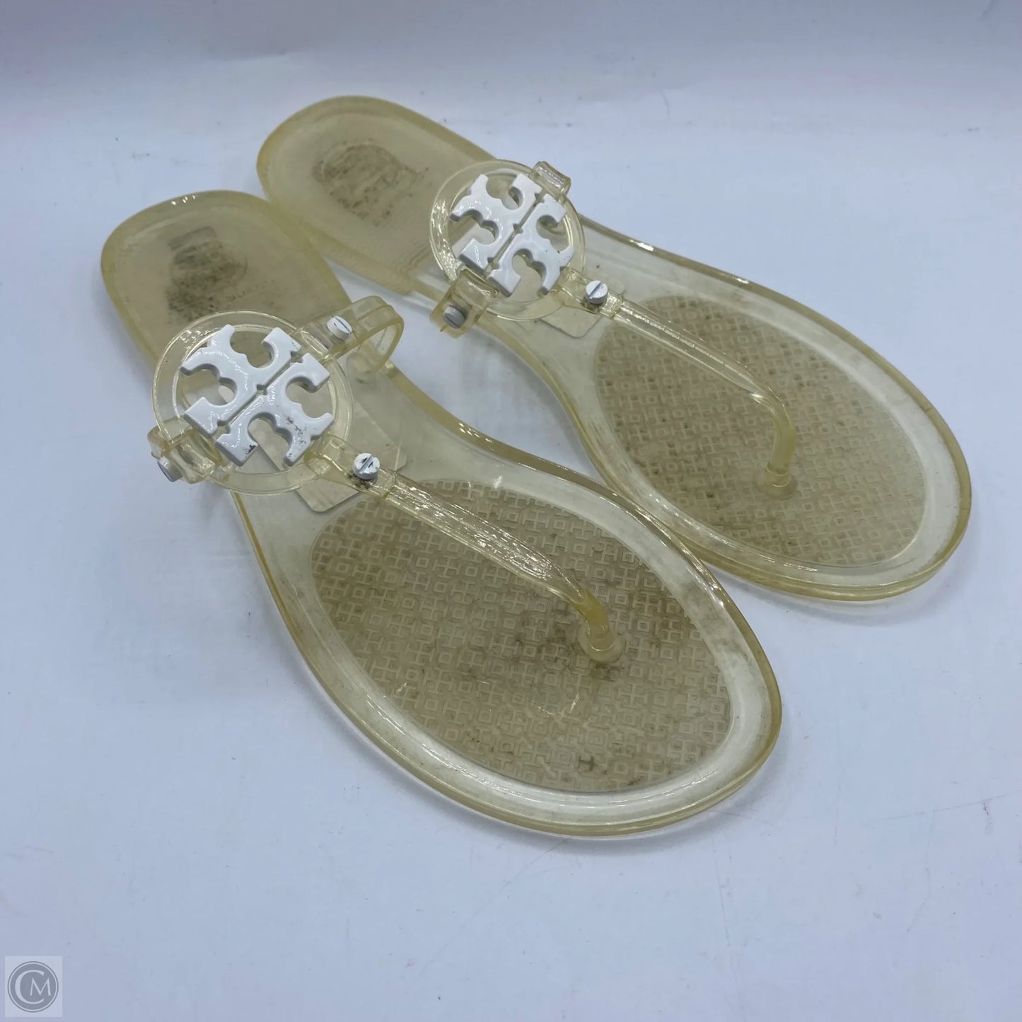 Sandals Designer By Tory Burch In Clear, Size: 9