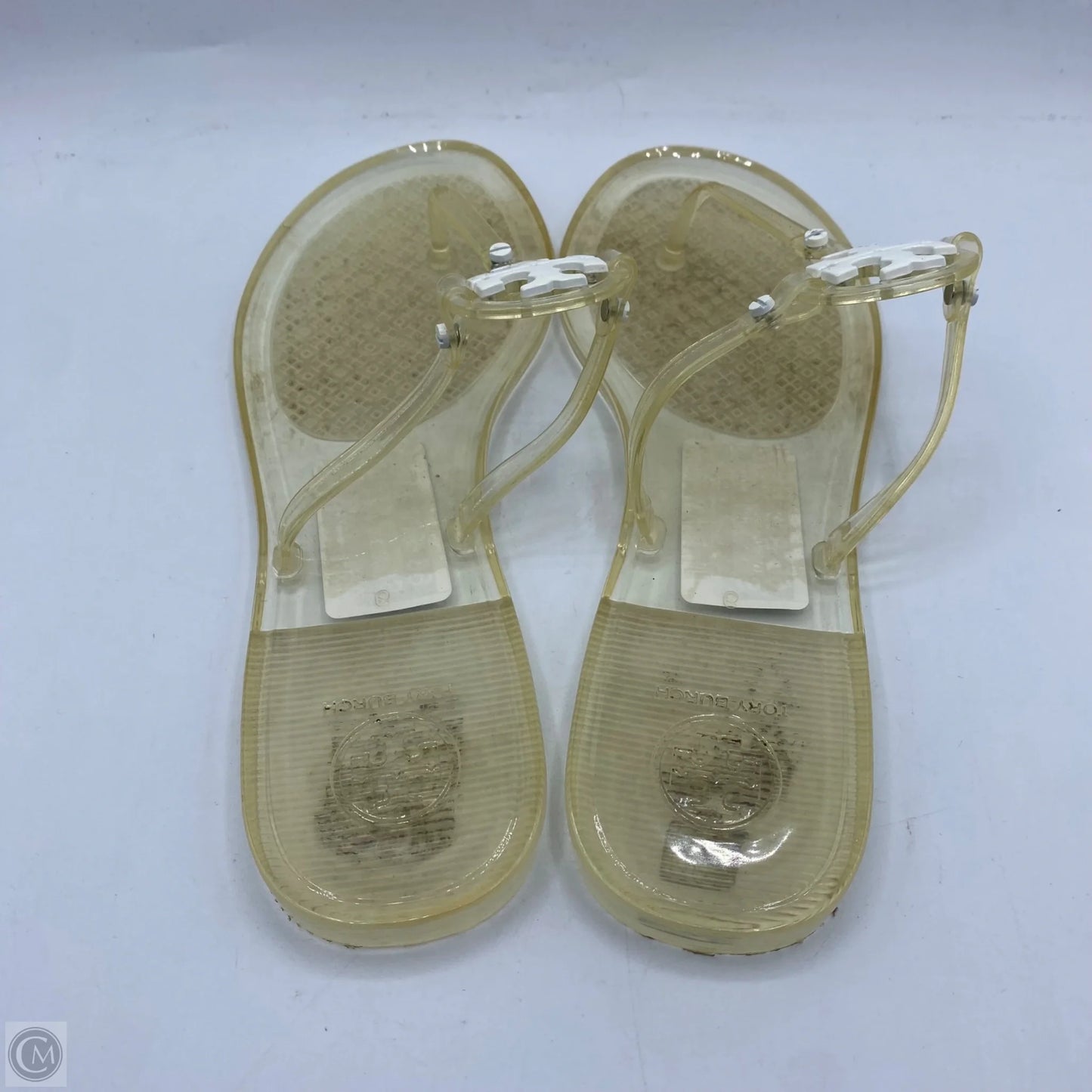 Sandals Designer By Tory Burch In Clear, Size: 9