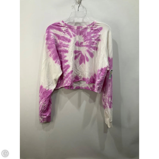 Sweatshirt Crewneck By Spiritual Gangster In Tie Dye Print, Size: L