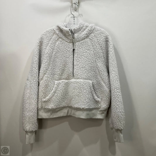 Jacket Fleece By Lululemon In White, Size: M
