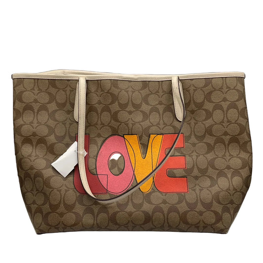 Handbag Designer By Coach, Size: Large