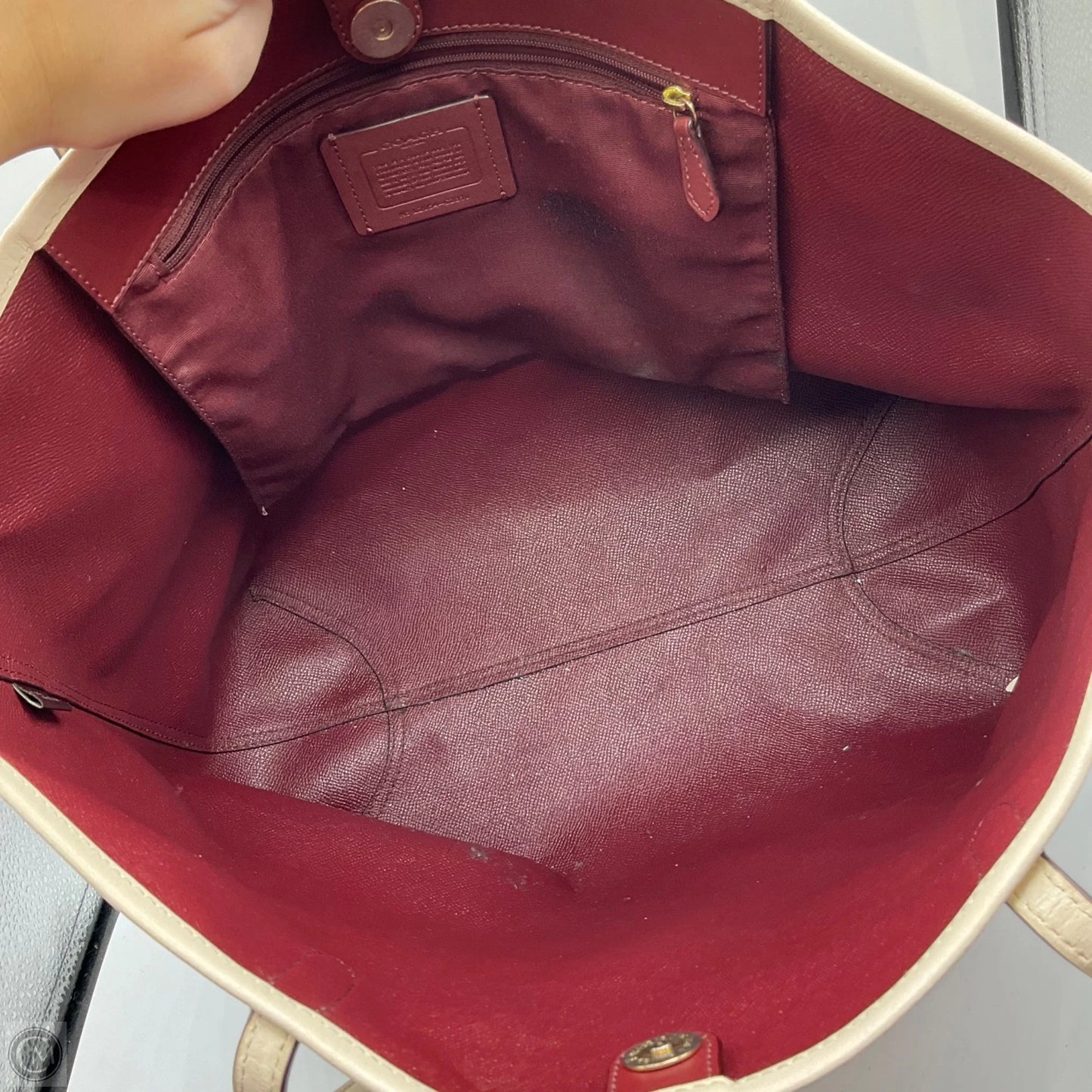 Handbag Designer By Coach, Size: Large