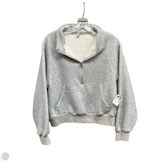 Sweatshirt Collar By Clothes Mentor In Grey, Size: S