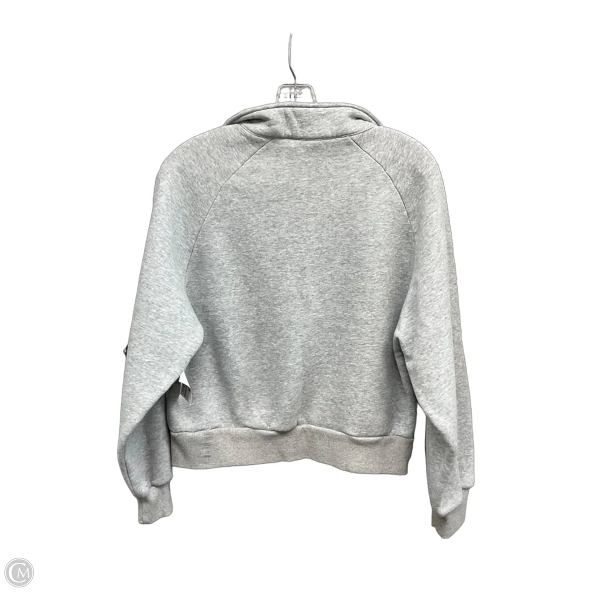 Sweatshirt Collar By Clothes Mentor In Grey, Size: S